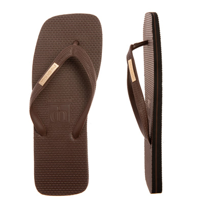 Dark Chocolate Women Yellow Gold Badge Summer 2023 Collection